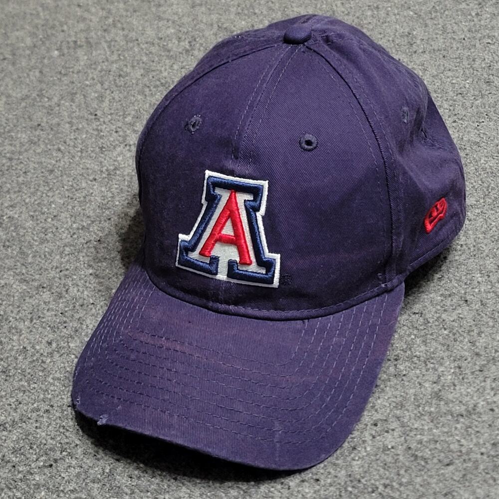 Arizona Wildcats Hat Baseball Cap Men Extra Large Blue 49forty Distressed Fitted